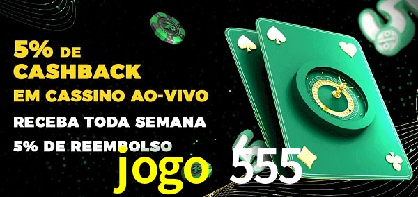 Promoções do cassino ao Vivo jogo 555